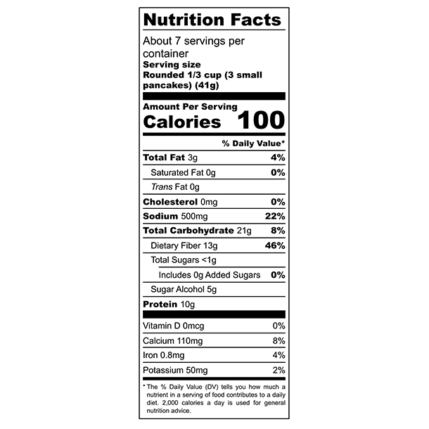 Pancake & Waffle Mix 10oz Trim Healthy Store